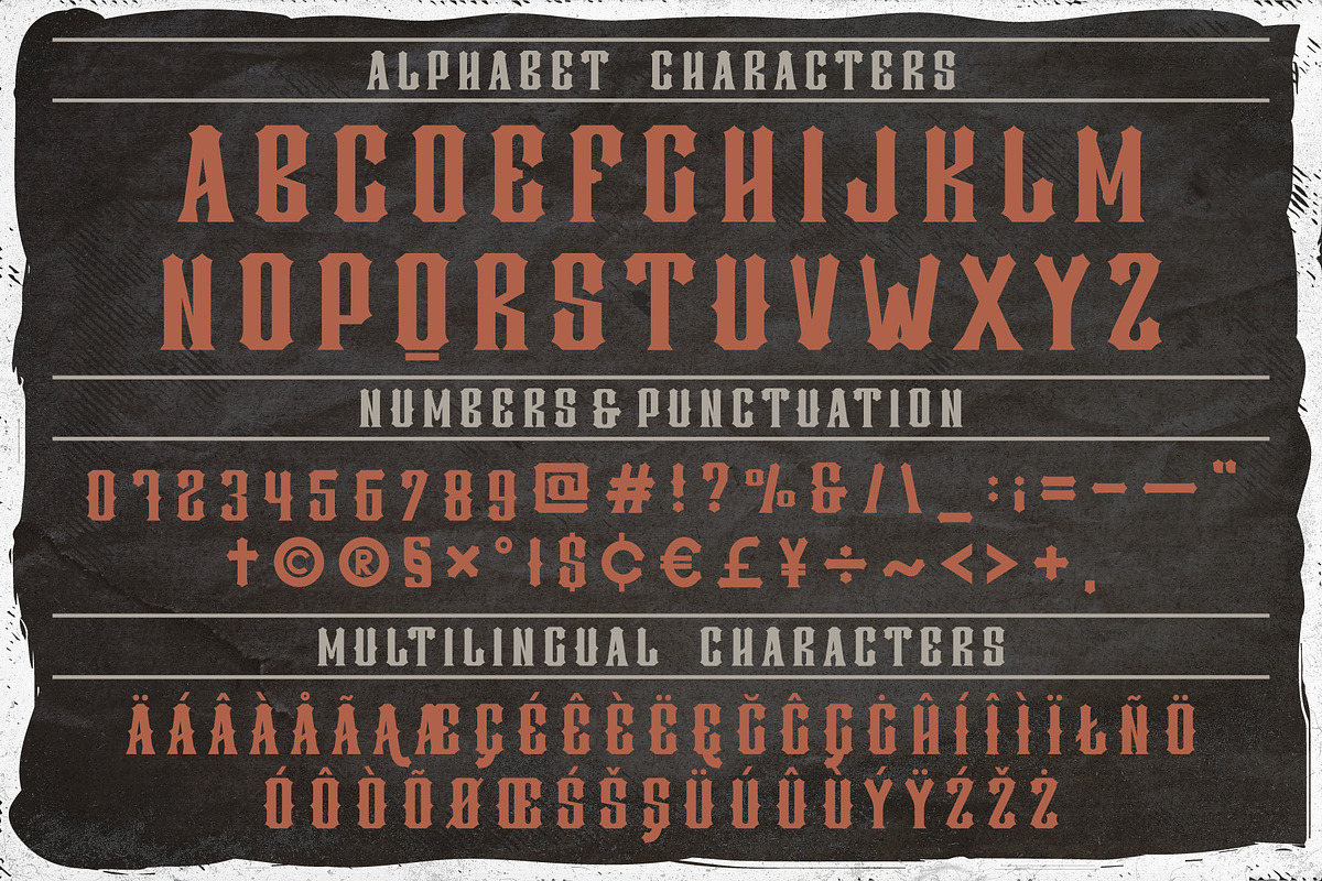 Hell Rider font + 6 t-shirt designs, a Serif Font by Heather_insane (Photo 2 of 6)