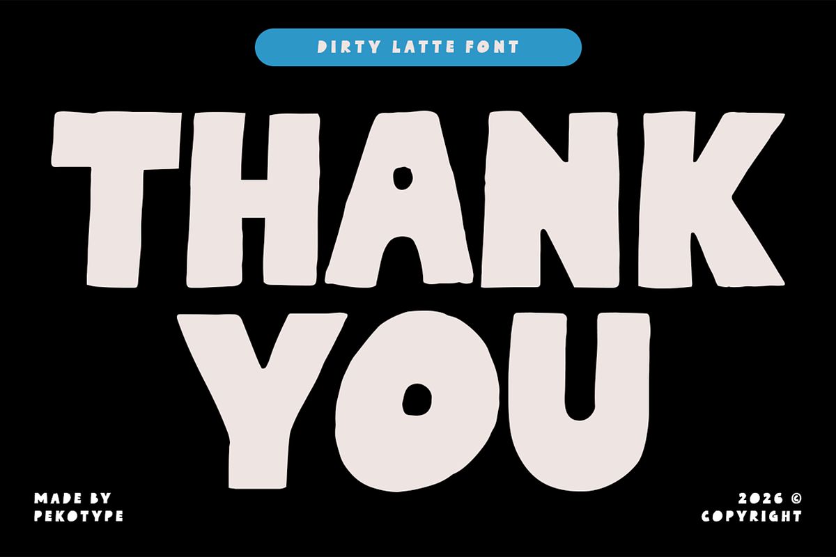 Dirty Latte - Cafe Logo Font, a Sans Serif Font by Pekotype (Photo 15 of 15)