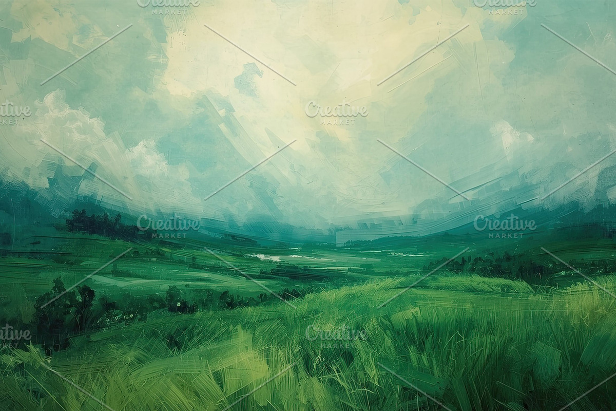 Painted Artistic Landscape Bundle, a Background Photo by M9 Design (Photo 7 of 15)