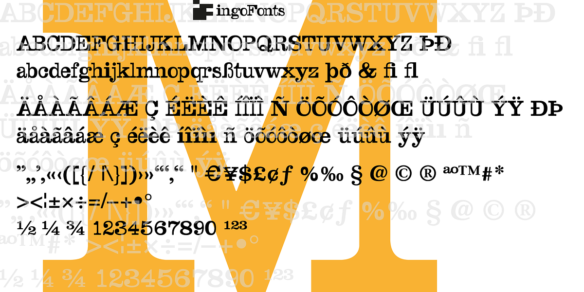 DéFormé, a Serif Font by ingoFonts (Photo 8 of 9)