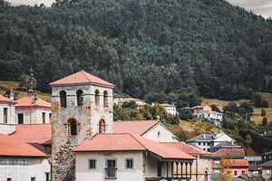 Monastery in Asturias hills, an Architecture Photo by SkyNext
