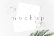 7x5 Christmas Card Mockup, P05, a Product Mockup by FOXIMIDesign (Thumbnail 2 of 5)