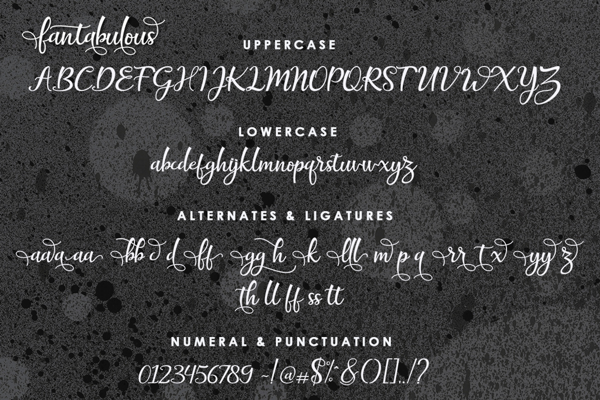 Fantabulous, a Script Font by Akifatype. (Photo 5 of 6)