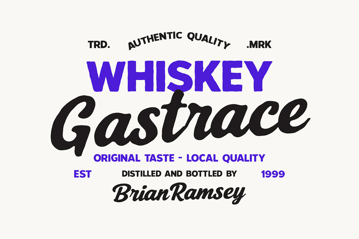 Segalecy Retro Vintage Font Duo, a Script Font by Maulana Creative (Photo 4 of 7)