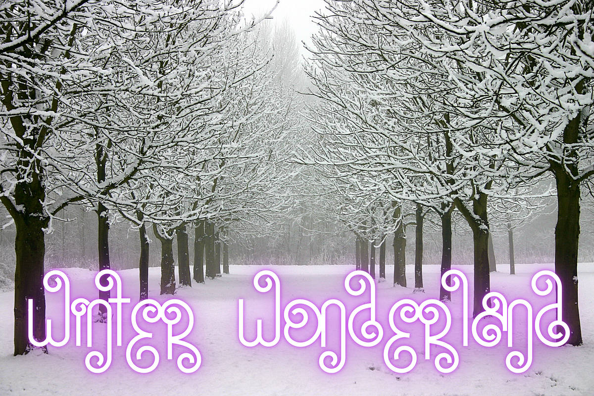 Santa's Beard Curly Christmas Font, a Font by Dancing with Ink (Photo 29 of 30)