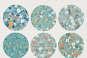 Blue Ditsy Floral Seamless Patterns, a Pattern Graphic by Natural Planners (Thumbnail 4 of 8)