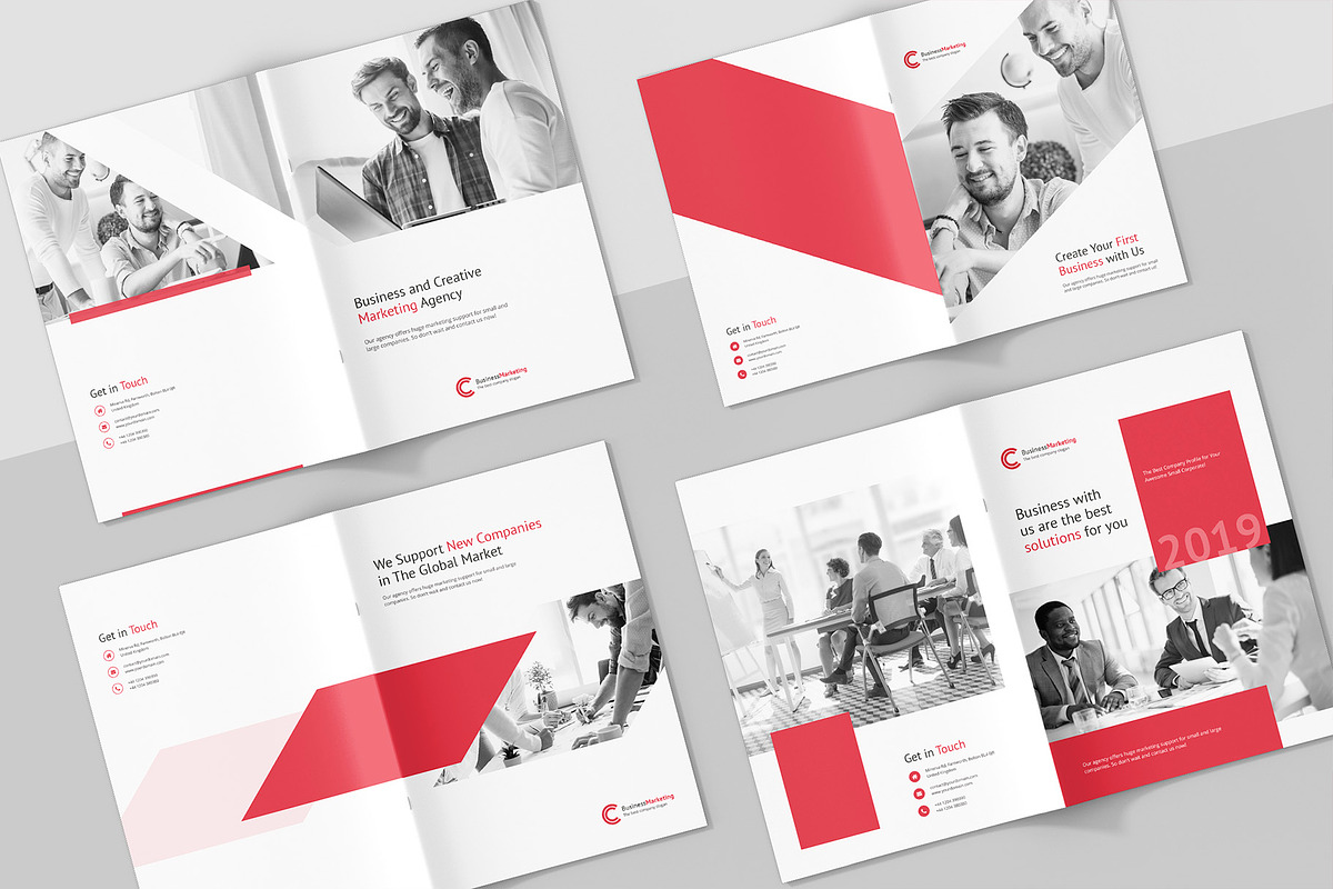 Business Marketing Company Profile, a Brochure Template by artbart (Photo 2 of 6)