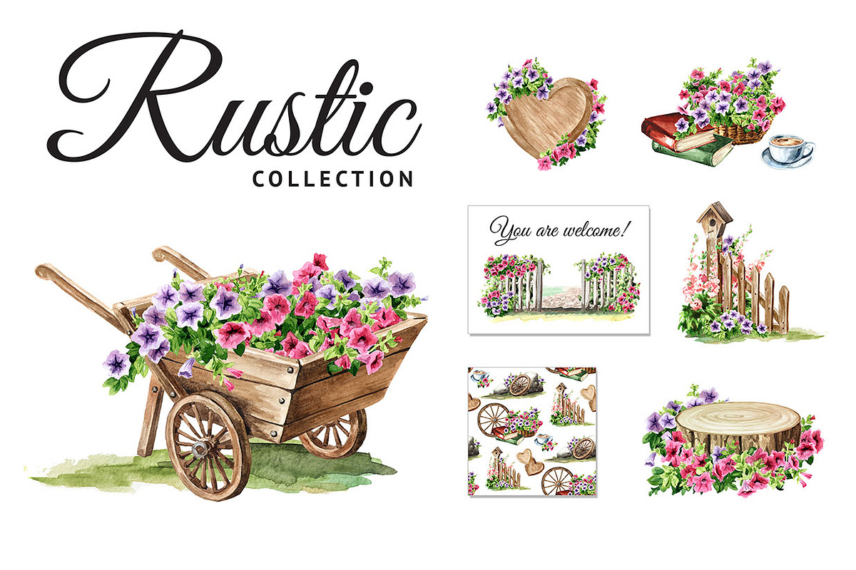 Rustic Collection, an Illustration by Daria Ustiugova (Photo 1 of 12)