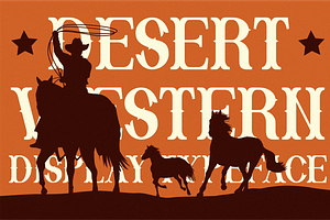 Desert Western - Western Display Fon