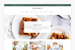 Gourmet - Food Blog & Recipe Theme