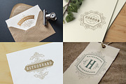 50 ornaments logos & monograms, a Branding & Logo Template by Vasya Kobelev (Thumbnail 12 of 12)