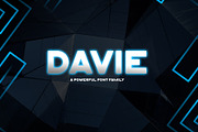 Davie || Powerful Font Family, a Sans Serif Font by Analogous (Thumbnail 1 of 15)