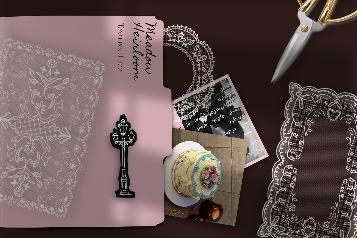 Meadow Heirloom – 55 Hand Drawn Lace, an Object Graphic by The Journey Atelier (Photo 19 of 22)