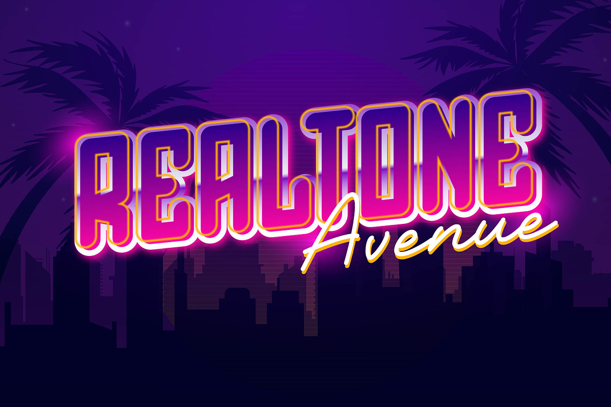 Neon Flux - Modern Futuristic Font, a Font by Gumrega Studio (Photo 3 of 7)