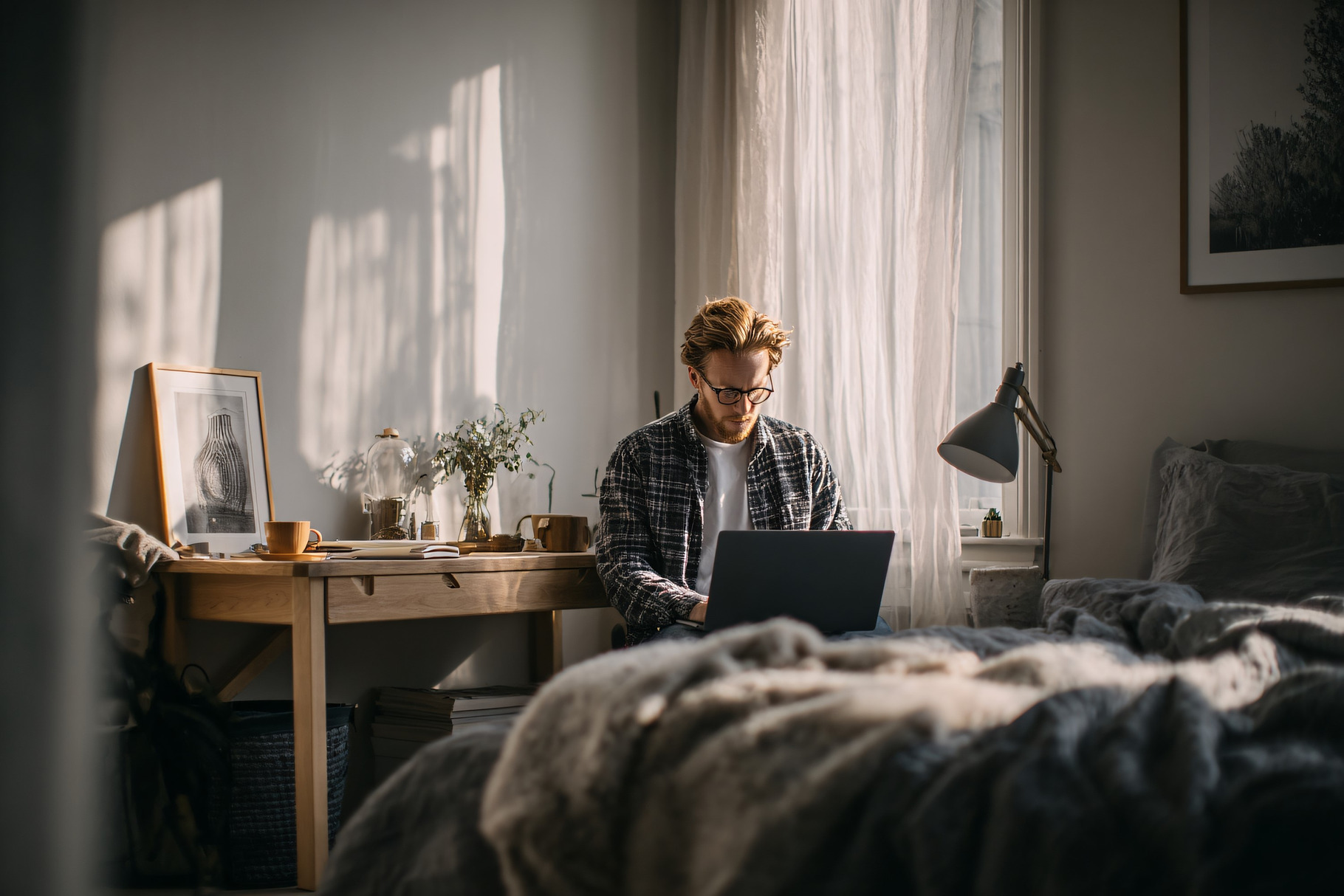Home Office Productivity, a Person Photo by shahsoft