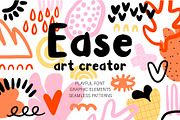 Ease font. Art creator., a Print Template by Artlavi_design (Thumbnail 1 of 9)