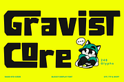 Gravist Core Blocky Display Font, a Sans Serif Font by Rasio Studio (Thumbnail 1 of 11)