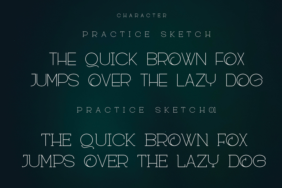 Practice Sketch, a Sans Serif Font by Bramcreative (Photo 3 of 10)