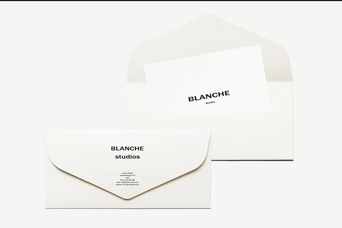 Branding Stationery Envelope Mockup, an Advertising Mockup by Replika Machine (Photo 4 of 15)