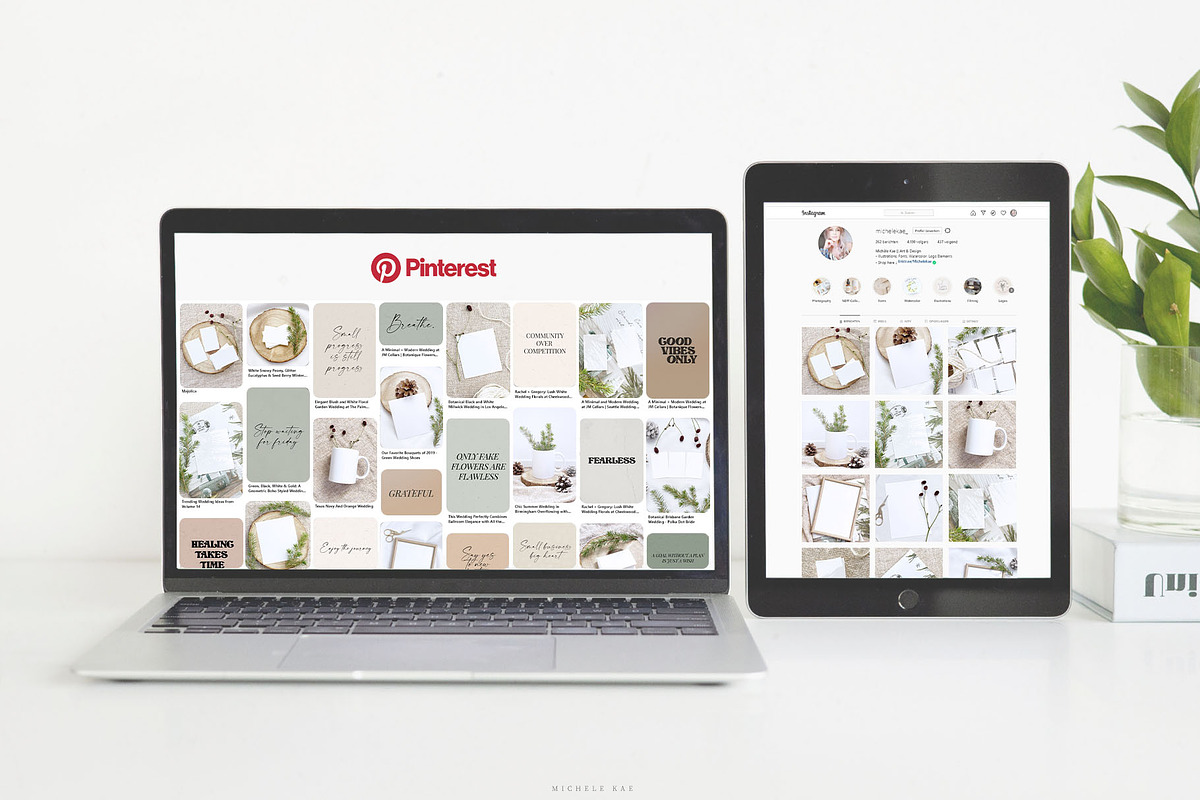 Winter Mockups, Mugs, Frames, Cards, a Household Mockup by Michèle Kae (Photo 9 of 10)
