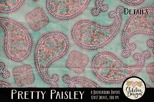 Pretty Paisley Patterned Backgrounds