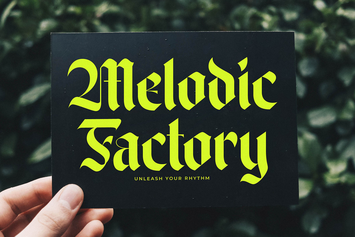 Wilfred Knights Modern Blackletter, a Blackletter Font by timelesstype.co (Photo 11 of 20)