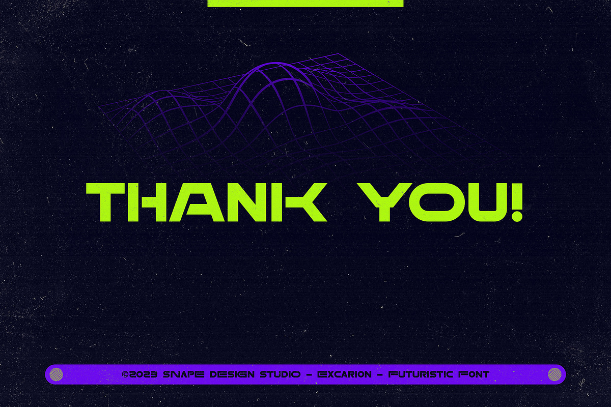 Excarion - Futuristic Font, a Sans Serif Font by Snape Design Studio (Photo 5 of 5)