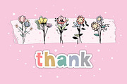 Bunch of Flowers OTF Dingbats Font, a Symbol Font by DREAMs Soul G. (Thumbnail 3 of 3)