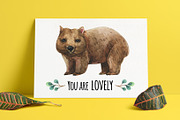 AUSTRALIA-watercolor illustrations, an Animal Illustration by KatBranchArt (Thumbnail 5 of 5)