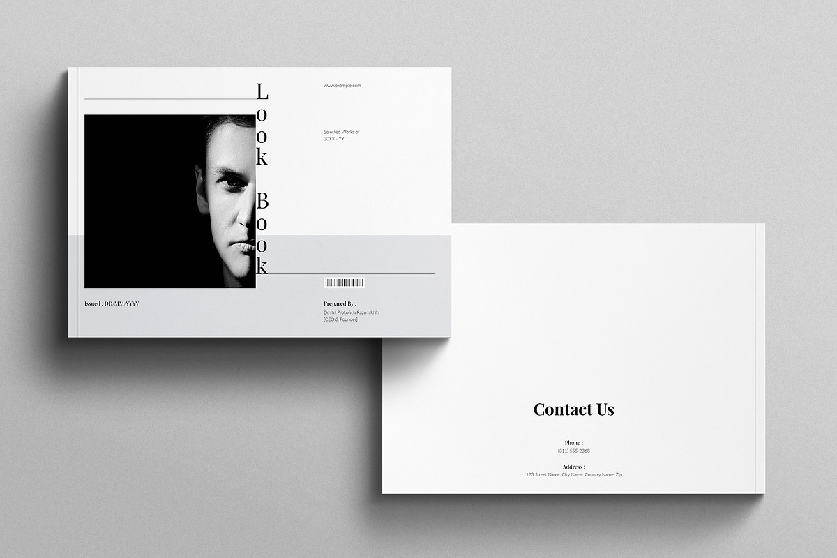 Look Book Template Landscape, a Magazine Template by E-Type (Photo 7 of 7)