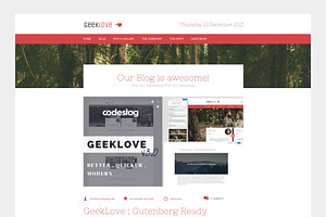 Geeklove - A Wedding WordPress Theme