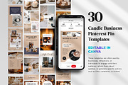 Candle Engagement Pinterest Template, a Social Media Template by Snapybiz (Thumbnail 9 of 10)
