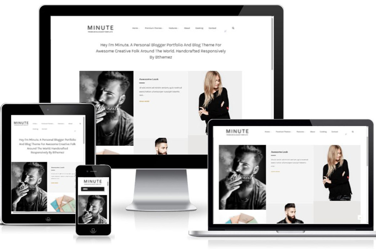 Minute Responsive Blogger Template, a Websites & App Template by bthemez (Photo 3 of 3)