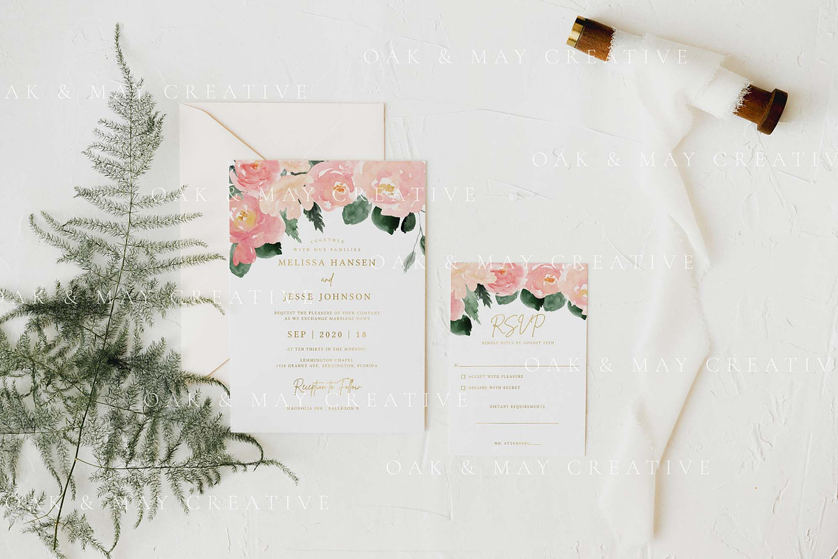 Wedding Stationery Suite Mockup, a Product Mockup by PrettyGrandmillennial (Photo 3 of 4)