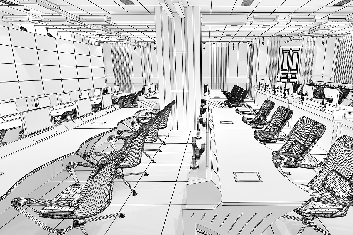 TV Studio Control Room 1, an Architecture 3D Model by akerStudio (Photo 9 of 42)