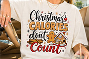 Christmas Calories Dont Count Design, a Seasonal Illustration by Creative Art (Thumbnail 2 of 3)