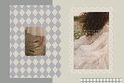 Cottage Gingham Frames Backgrounds, a Background Graphic by Laras Wonderland (Thumbnail 5 of 11)