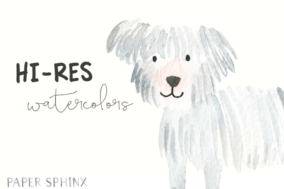 Watercolor Dog Breeds Graphic Pack, an Animal Illustration by PaperSphinx (Photo 2 of 2)