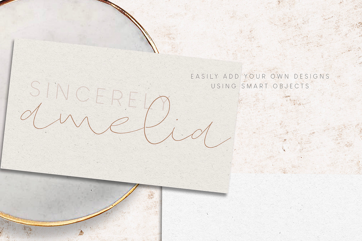 Neutral Business Card Mockup, a Mockup by denofdreamers (Photo 4 of 4)