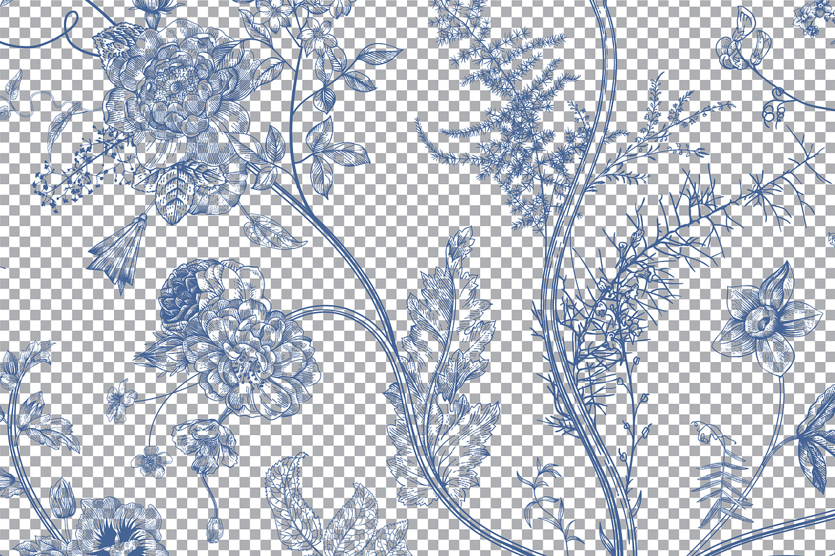 The Tree of Life. Blue and white, a Decorative Illustration by olga.korneeva (Photo 12 of 12)
