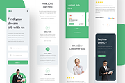 Job Finder Website Homepage, a Landing Page Template by SLAB! Design (Thumbnail 3 of 3)