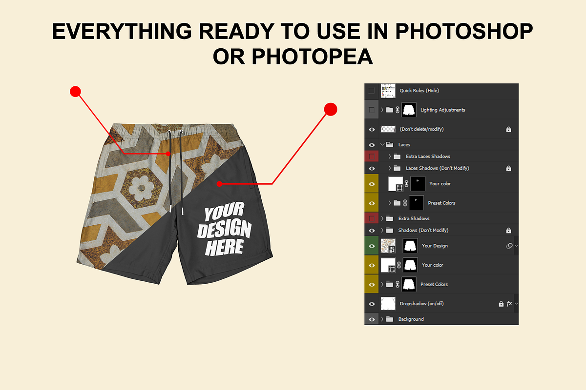 Shorts Mockup for Streetwear, a Bottom Mockup by Infinity Mockups (Photo 7 of 8)