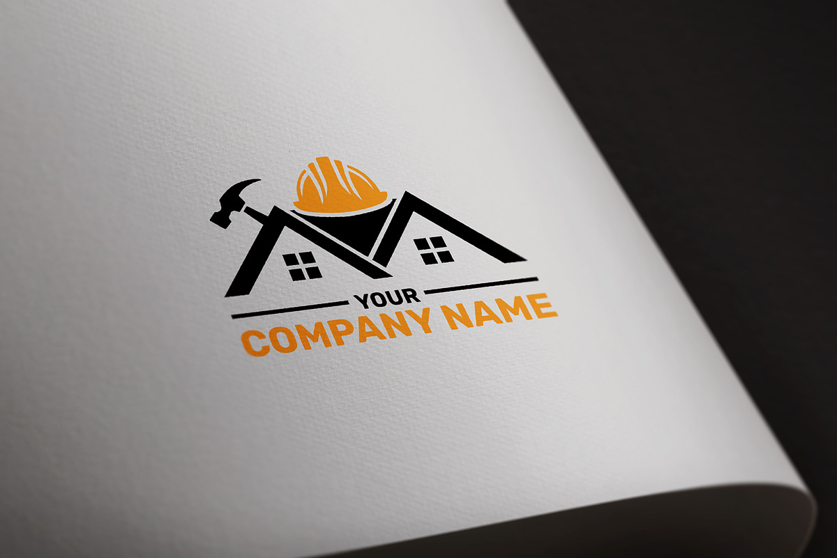 Modern Construction Company Logo, a Branding & Logo Template by HueNestify (Photo 3 of 3)