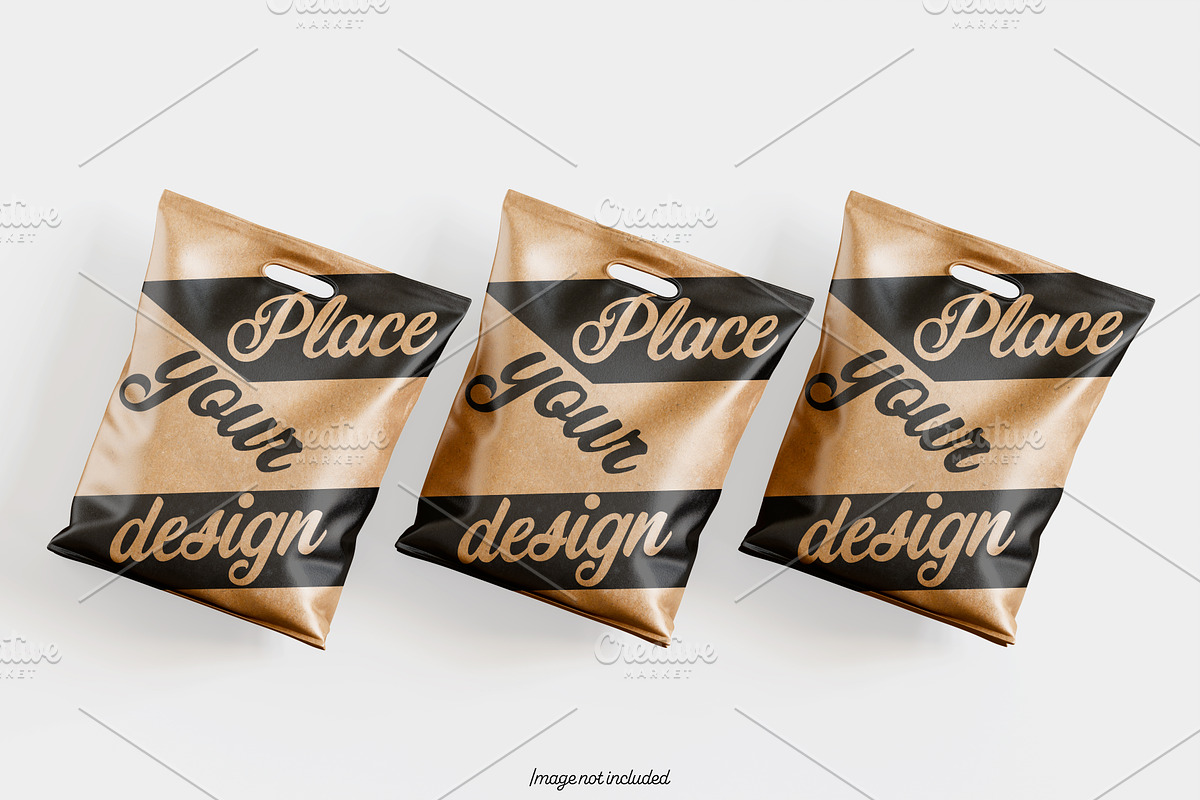 Paper bag brown color mockup bundles, a Packaging Mockup by Ambo Ampeng (Photo 28 of 32)