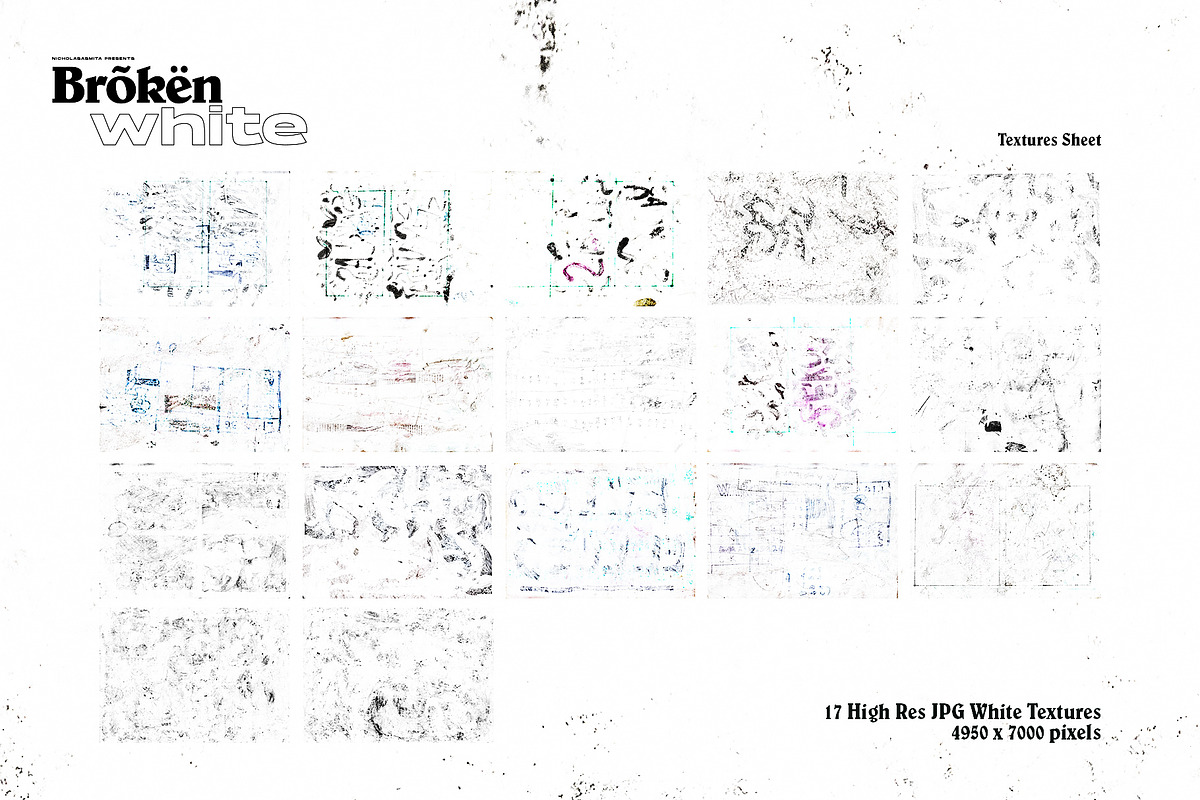 Broken White Textures, a Texture Graphic by nicholasasmita (Photo 3 of 11)
