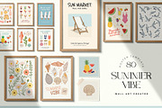 Summer Vibe | Wall Art Creator, an Object Graphic by Leleka.Store (Thumbnail 1 of 19)