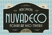 Nuvadeco, a Sans Serif Font by graphicook (Thumbnail 1 of 10)