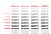 Nizzoli, a Sans Serif Font by Los Andes Type (Thumbnail 6 of 16)