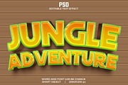 Jungle Adventure Psd Text Effect, a Layer Style Add-On by bdrobin (Thumbnail 1 of 2)