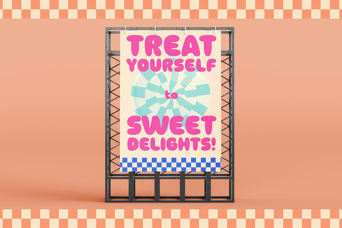 Gummy Yummy - Playful Display Font, a Font by Studio Moara (Photo 8 of 8)